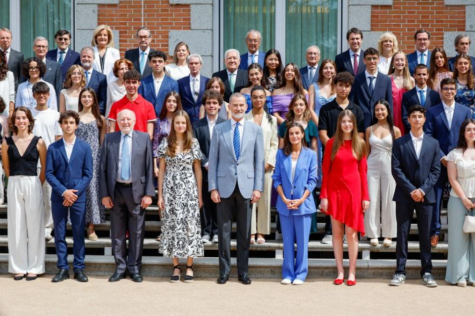 Princess Leonor and Infanta Sofia at UWC event