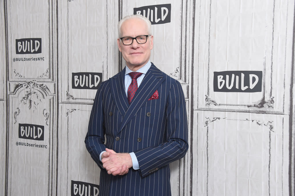 Tim Gunn visits Build Series on April 12, 2018, in New York City. (Photo: Gary Gershoff/WireImage)