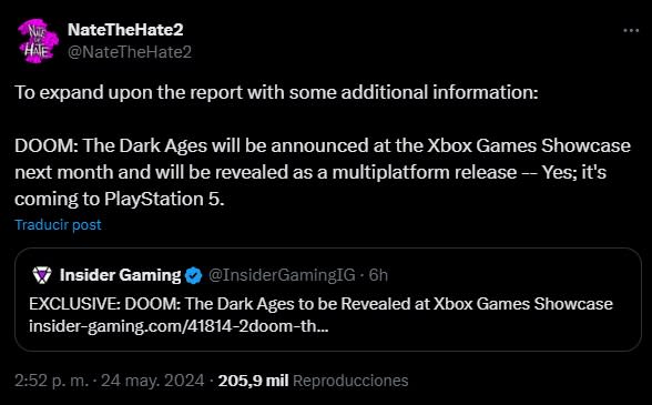 DOOM: The Dark Ages será multiplataforma