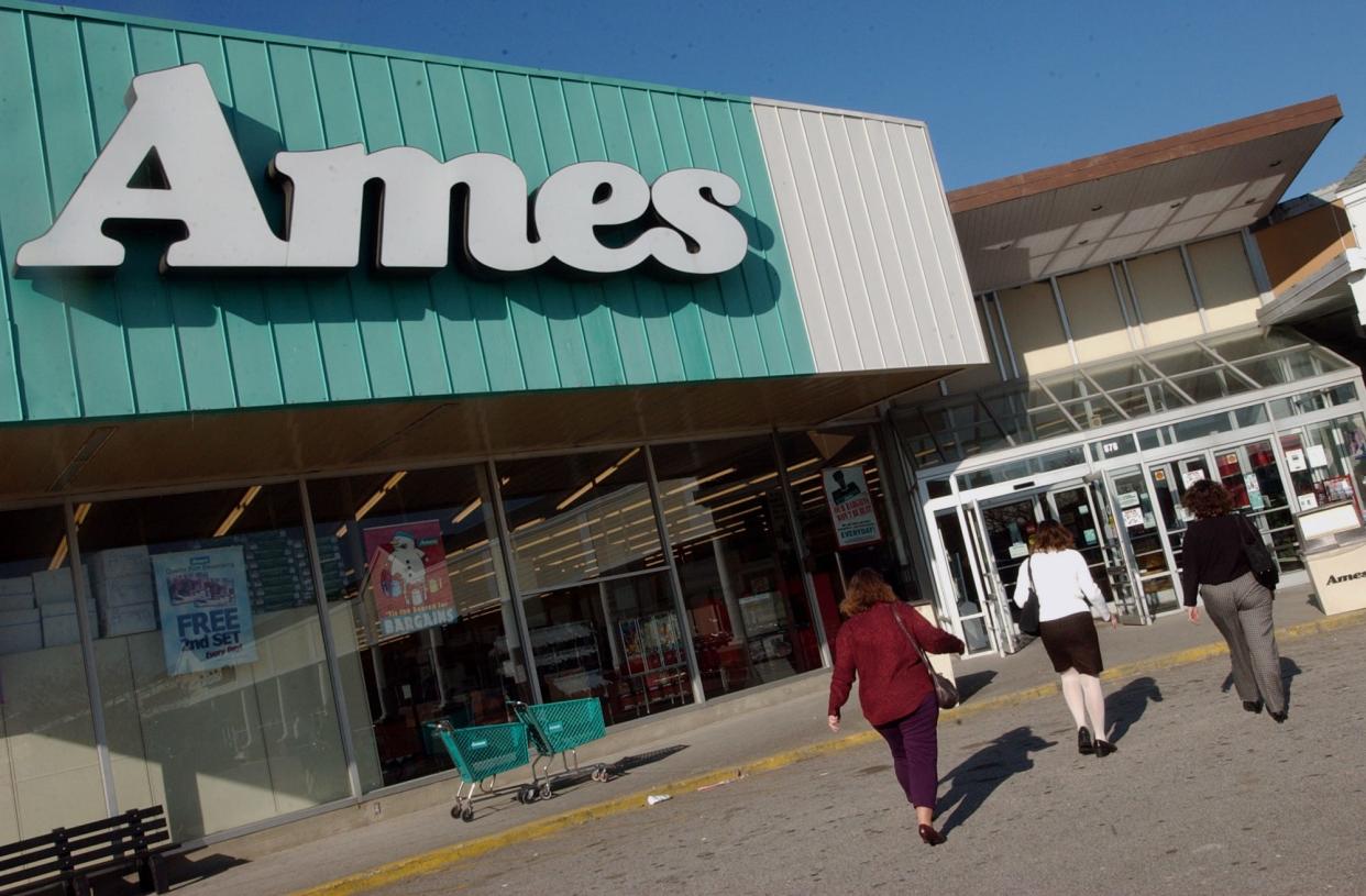 The former Ames department store in Middletown is shown before it closed. It has since been torn down and replaced with a Home Depot.