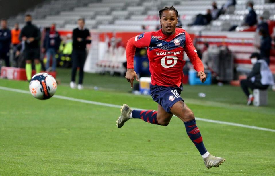 Renato Sanches in action for Lille in May