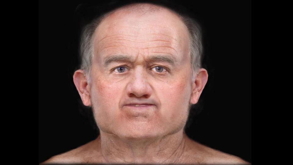 Facial reconstruction tech was used to produce the image