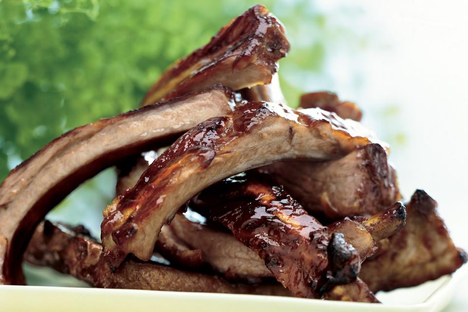 Bourbon-Glazed Baby Back Ribs