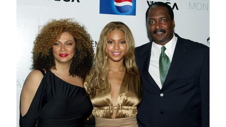 Matthew Knowles with daughter Beyoncé and ex Tina Knowles 