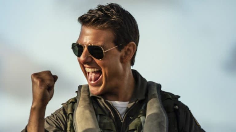 Tom Cruise volvió a interpretar a Maverick 36 años después de su aparición en la versión original
Foto: Paramount Pictures