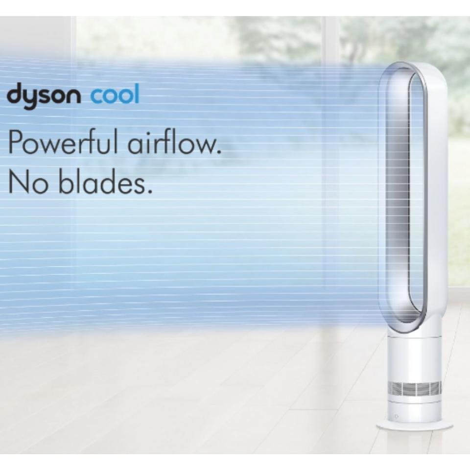 Dyson Cool Tower Fan AM07 (White/Silver). (PHOTO: Lazada)