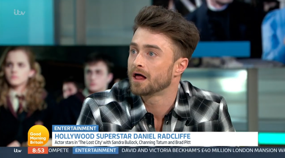 Appearing on Good Morning Britain to promote his new movie The Lost City, Harry Potter star Daniel Radcliffe was asked his opinion on the shocking moment Will Smith slapped Chris Rock at the 94th Academy Awards.