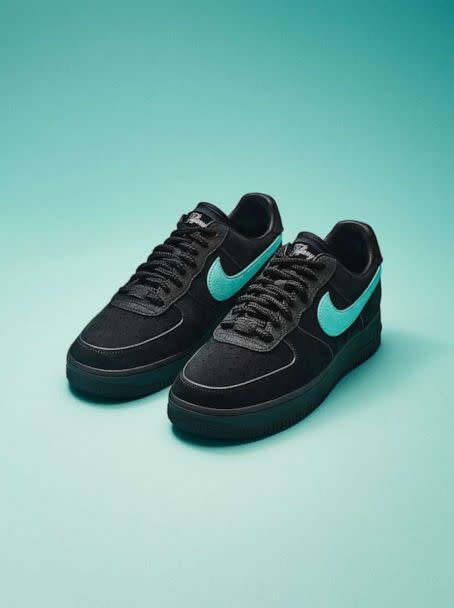 PHOTO: Nike and Tiffany & Co. have come together to launch a new Air Force 1 1837 sneaker. (courtesy of Nike, Tiffany & Co.)