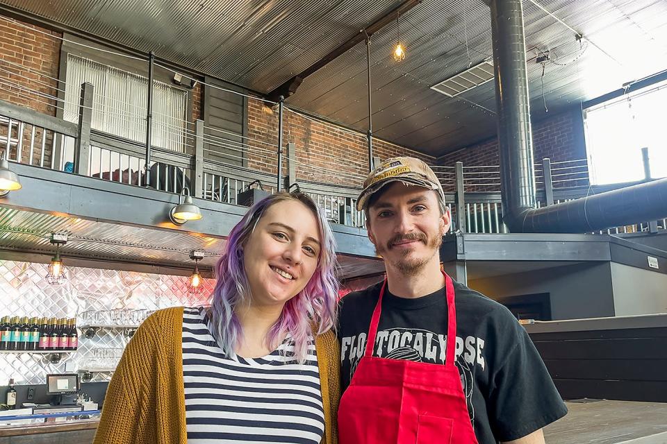 In this file photo, owners Renae Earnhart, left, and her husband Daniel Earnhart, opened Prairie Street Pasta at 51 N. Prairie St. Daniel says he never found the passion to runt he restaurant, while the pandemic created financial hurdles such as cost of supplies and labor.