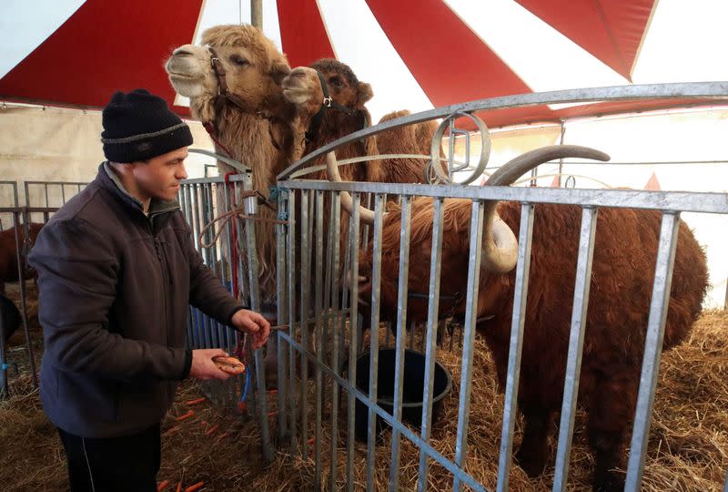 French circus Zavatelli under lockdown amid COVID-19 pandemic, in Gembloux