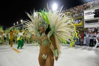 <p>The parades are a chance for the country's leading samba schools to showcase their dancing prowess.</p>