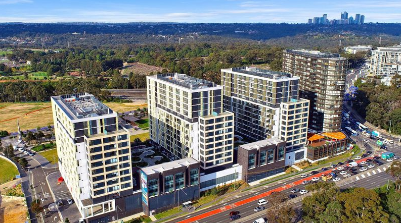 The complex at 23 Halifax Street at Lachlan’s Line at Macquarie Park. 