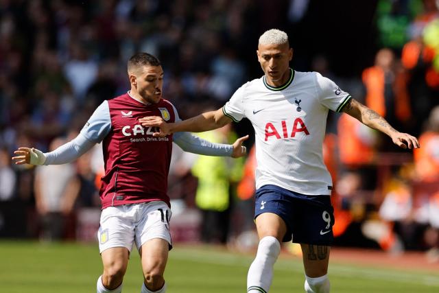 Aston Villa 2-1 Tottenham LIVE commentary: Ramsey and Luiz goals pile more  misery on Spurs as European hopefuls clash