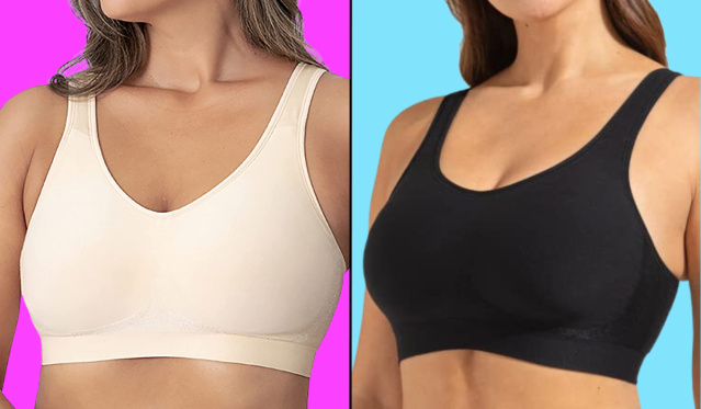 Secret Treasures Women's Seamless Wirefree Comfy Bra 