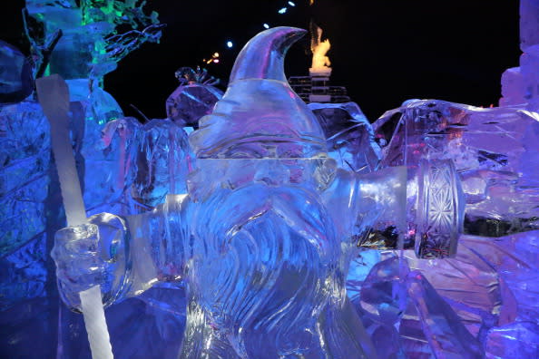 Snow & Ice Sculpture Festival in Brugge
