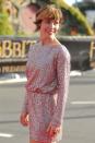 WELLINGTON, NEW ZEALAND - NOVEMBER 28: Evangeline Lilly arrives at the "The Hobbit: An Unexpected Journey" World Premiere at Embassy Theatre on November 28, 2012 in Wellington, New Zealand. (Photo by Hagen Hopkins/Getty Images)