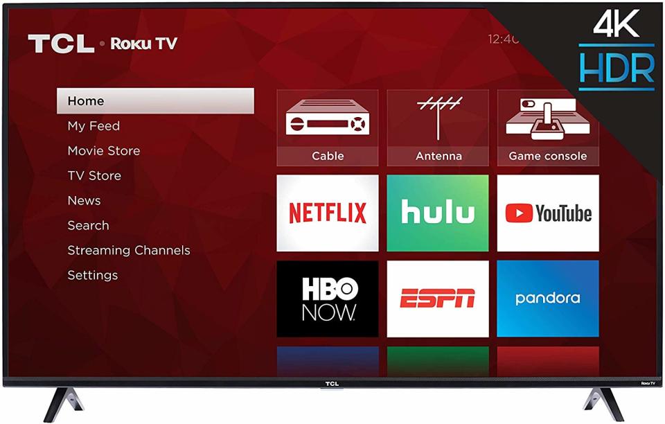 This TCL 4K TV has a 4.2 out of 5-star review rating. (Photo: Amazon)