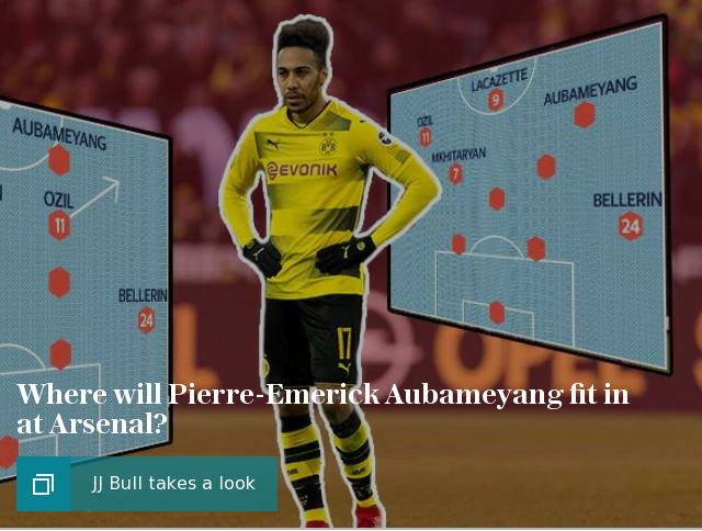 Where will Pierre-Emerick Aubameyang fit in at Arsenal?