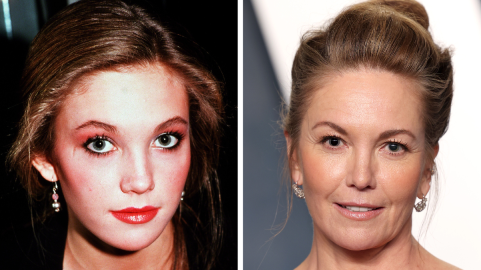 Diane Lane Left: 1980; Right: 2022