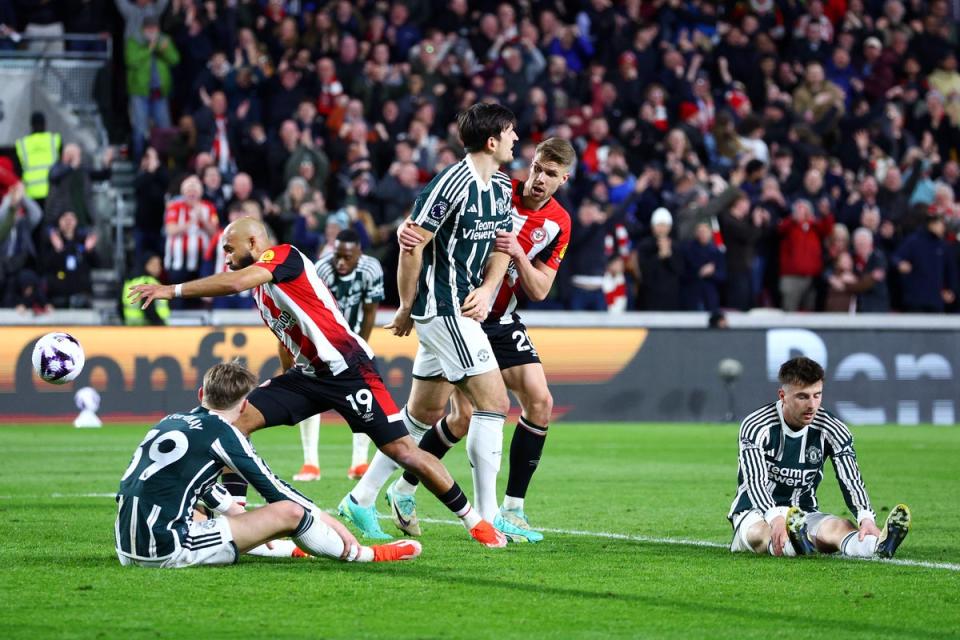 Brentford scored late to snatch a draw from a wild game (Getty Images)