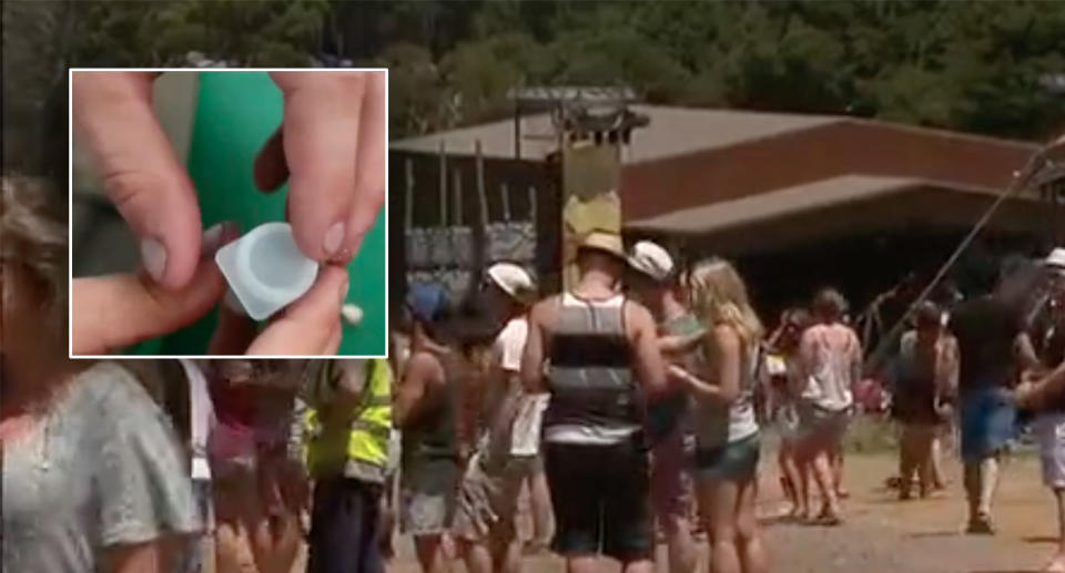 Drug testing at Canberra’s Groovin The Moo found two ‘deadly’ samples. Source: 7 News