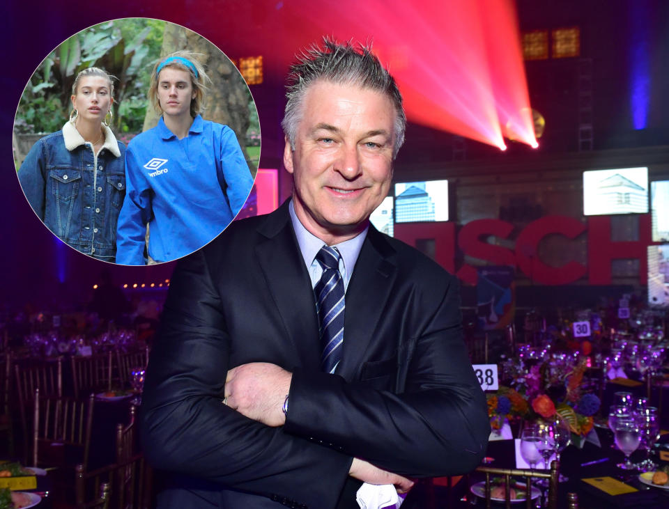 Alec Baldwin says Justin Bieber and Hailey Baldwin “got married.” (Photos: Getty Images)