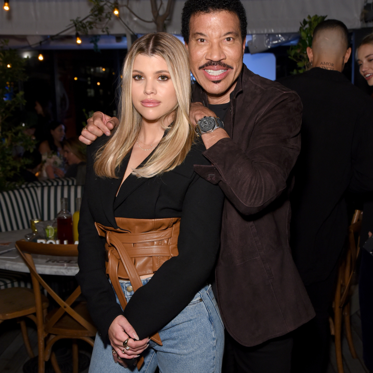  Lionel Richie and Sofia Richie. 