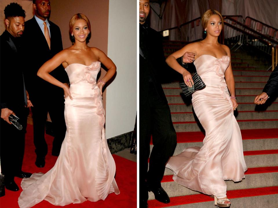 Ty Hunter and Beyoncé at the 2008 Met Gala.