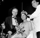 <p>Akiko Kojima became the first Asian woman to win the Miss Universe title. </p>