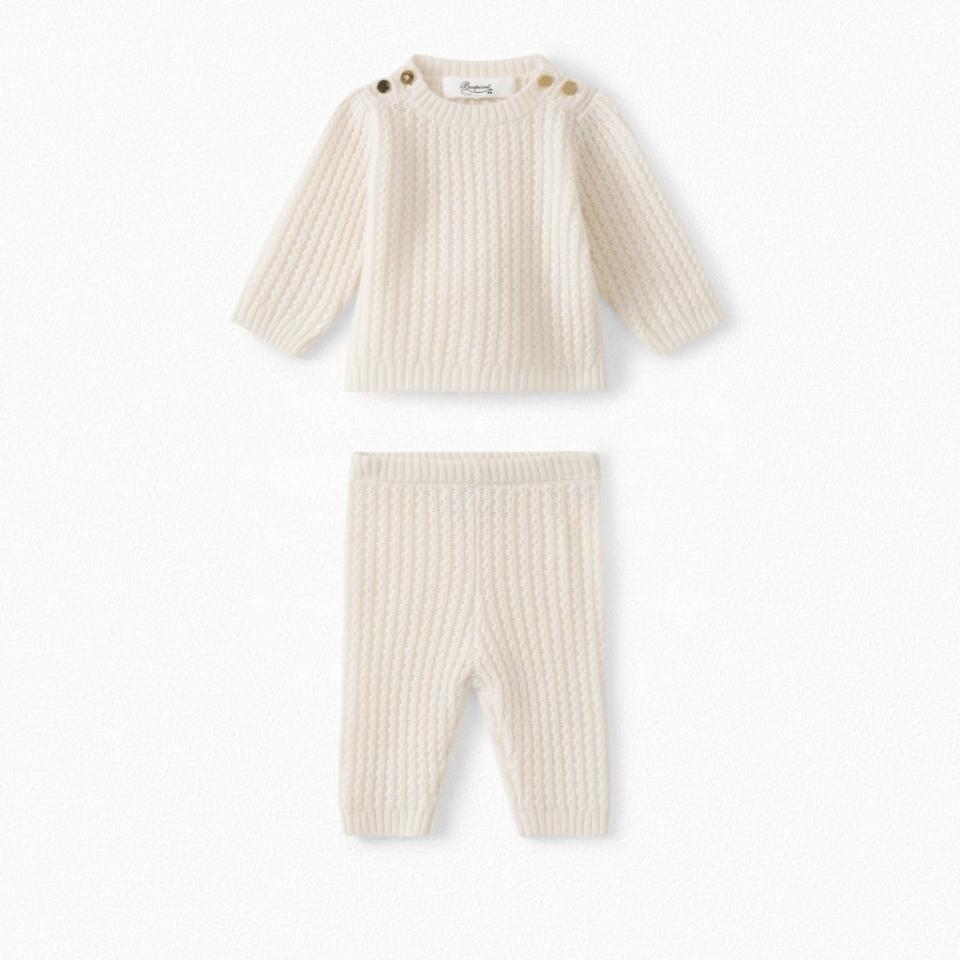 Baby Merino Set, Ecru