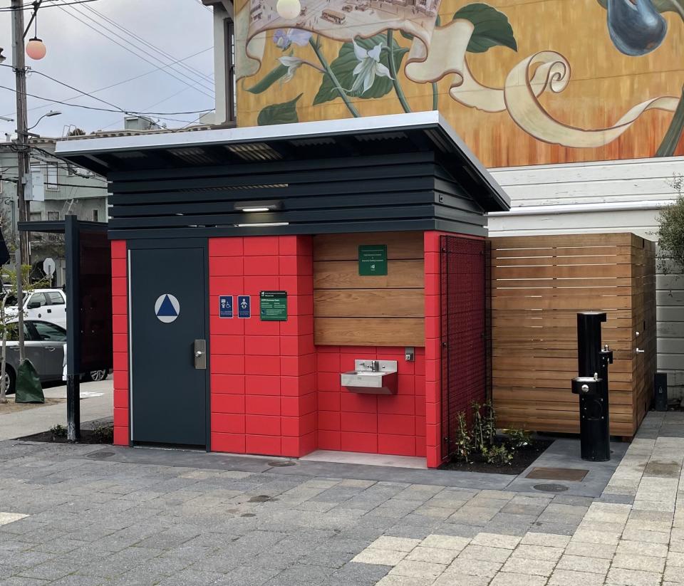 Pictured is San Francisco's $1.7 million single public restroom at Noe Valley Town Square.