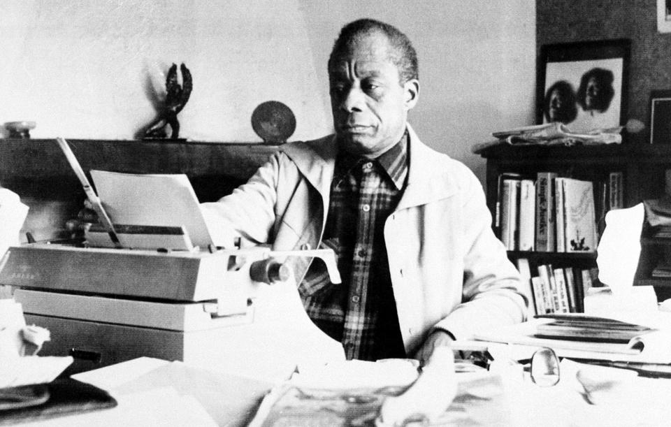 Writer James Baldwin photographed on March 21, 1983.