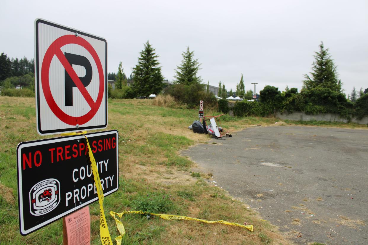 More than 30 people living in vehicles had been parked at a site just off Silverdale Way, where a former community center had stood. The county enforced a no trespassing order after the site had drawn numerous complaints this summer.