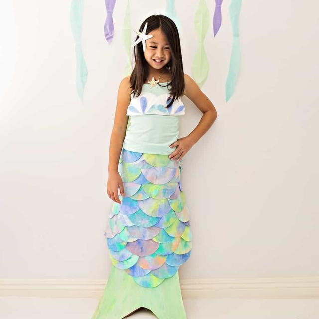 Make a Splash This Halloween with a DIY Mermaid Costume