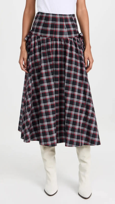<p>Banjanan Edna Midi Skirt, <s>$390</s> $273, <a href="https://rstyle.me/+jUBGieGEKikc9GI6zpsjHg" rel="nofollow noopener" target="_blank" data-ylk="slk:available here;elm:context_link;itc:0;sec:content-canvas" class="link ">available here</a> (sizes XS-XXL)</p>