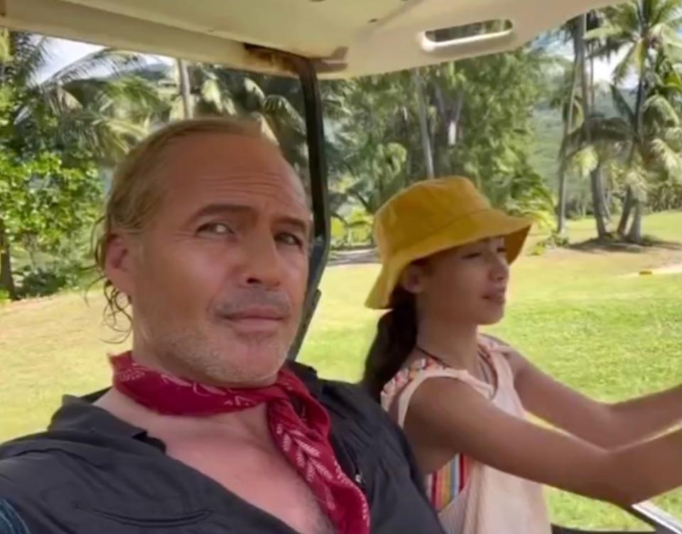 Billy Zane filming the Marlon Brando biopic. Billy Zane/Instagram