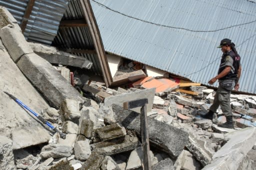 At least 16 people were killed in the earthquake across affected areas of Lombok, while hundreds of buildings were destroyed including a health clinic