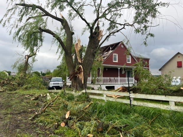 Très-Saint-Rédempteur, Que., in the Montérégie region near the Ontario border, was hit by an EF1 tornado in May.