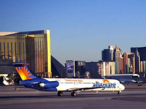 An Allegiant Air MD-83 - Credit: Getty