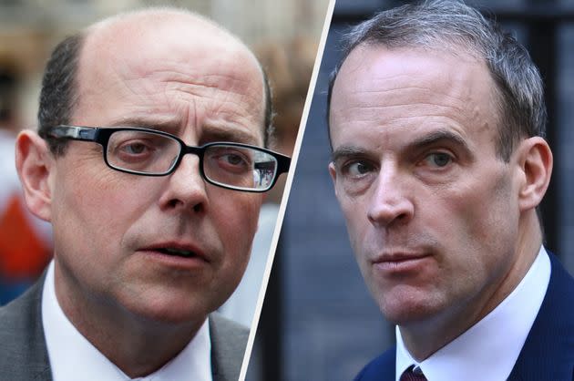 Nick Robinson put Dominic Raab on the spot on the Today programme (Photo: Getty)