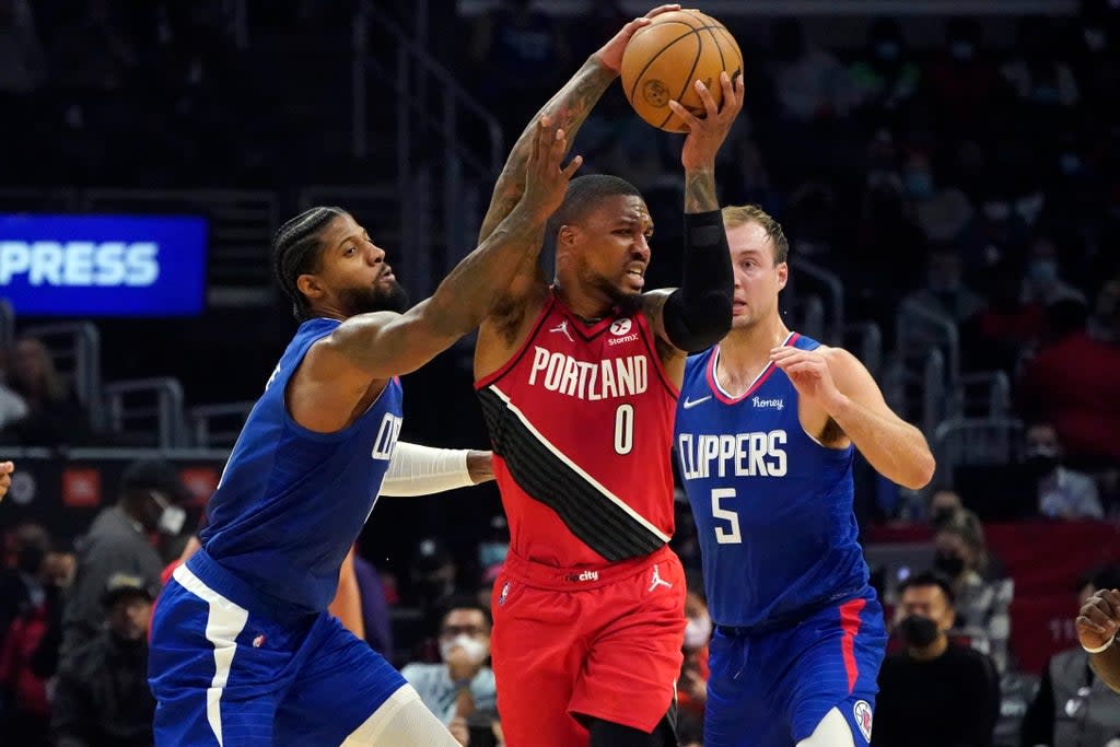 TRAIL BLAZERS-CLIPPERS (AP)