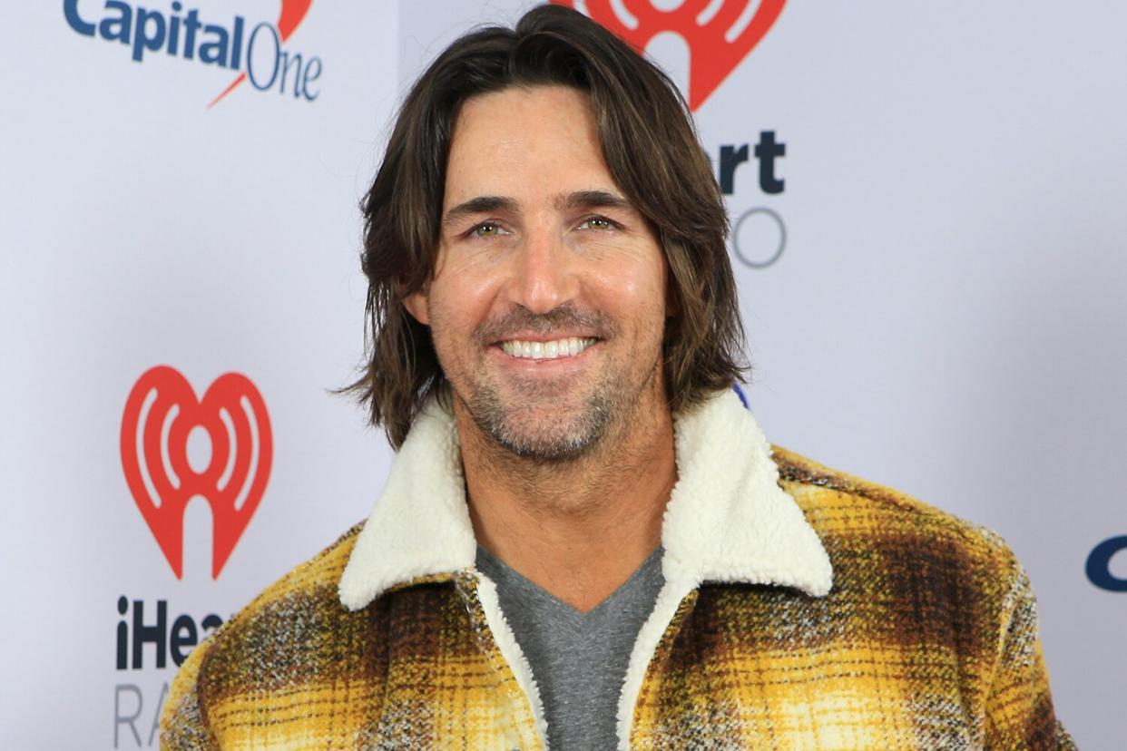 Jake Owen poses backstage during the 2021 iHeartCountry Festival Presented By Capital One at The Frank Erwin Center on October 30, 2021 in Austin, Texas.