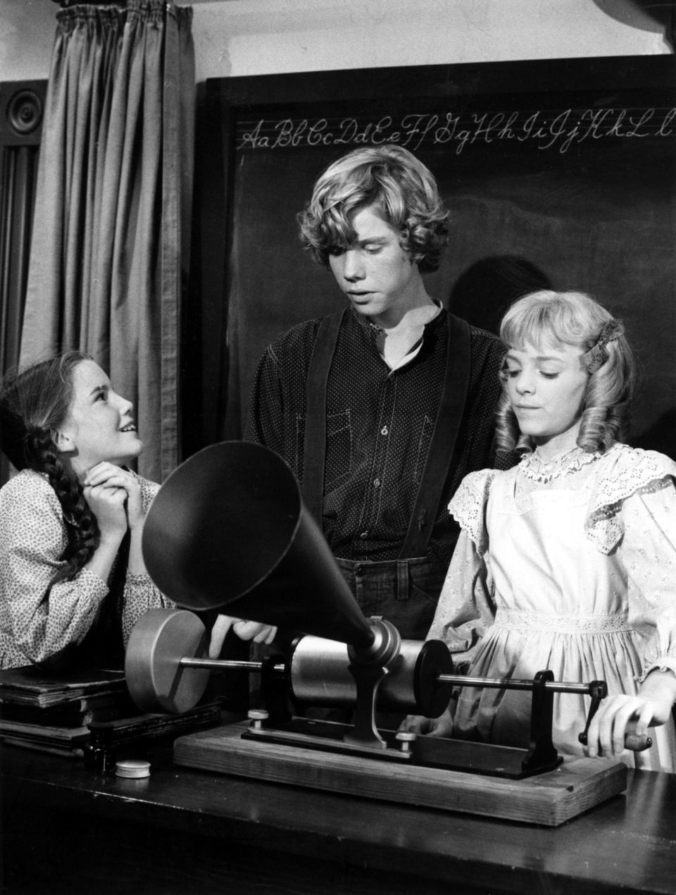 Melissa Gilbert, left, and Eric Shea appear alongside Alison Arngrim on 