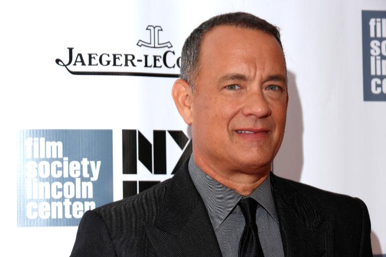 Actor Tom Hanks attends the opening night gala world premiere of "Captain Phillips" during the 51st New York Film Festival, at Lincoln Center in New York, on September 27, 2013