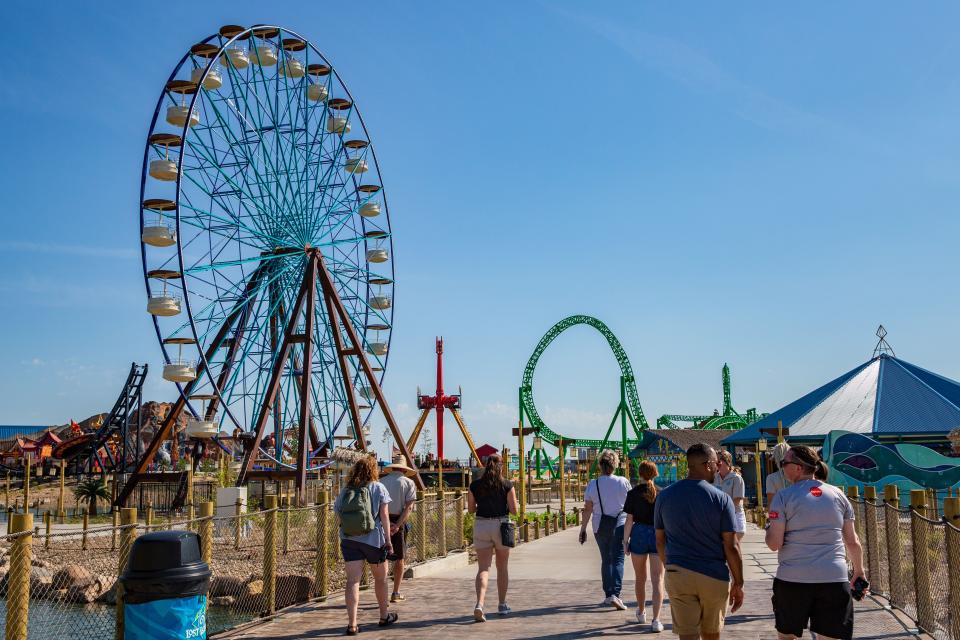 The new Lost Island themepark in Waterloo opens for a media tour, Wednesday, June 29, 2022.