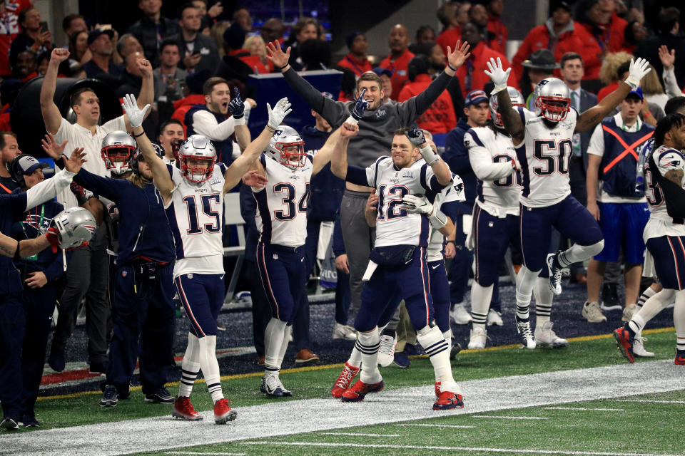 Sunday’s Super Bowl was a slog of a football game. Nevertheless, the Patriots are taking home Lombardi Trophy No. 6. (Getty Images)