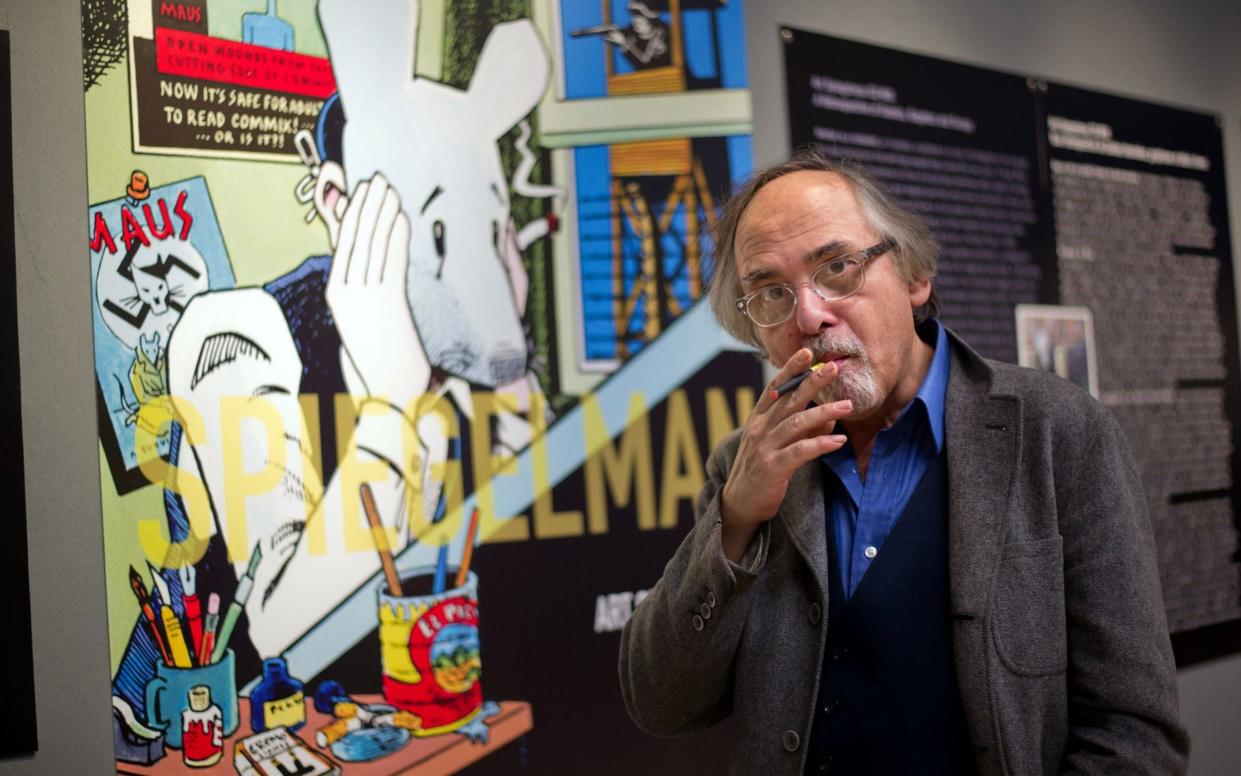 Art Spiegelman at the opening of his Paris retrospective in 2012  - Bertrand Langlois