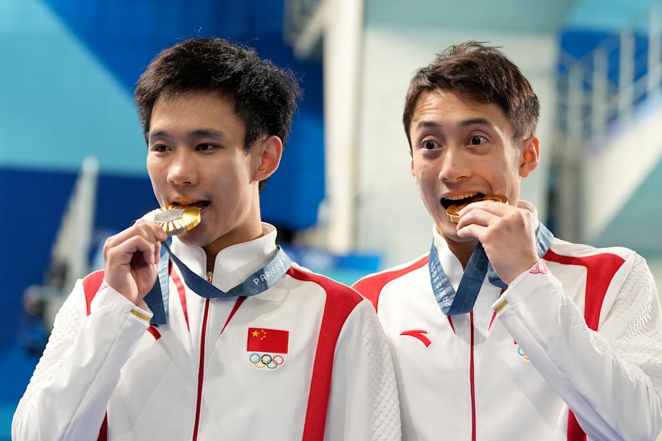 China claims diving record with its 49th Olympic gold medal, surpassing ...
