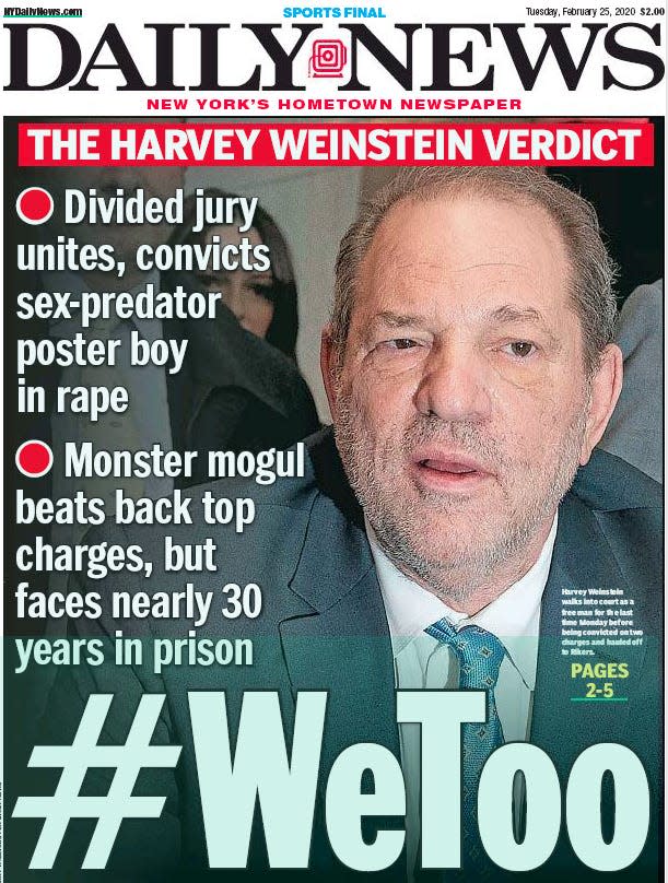 daily news front page
