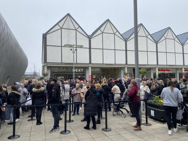 Hundreds of shoppers queue for town's long awaited Primark